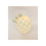 Fico d'india ceramica con luce LED e scatola. CM 8,5x11,5