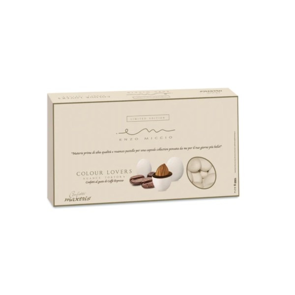 Confetti cioccomandorla linea ENZO MICCIO nuance tortora  gusto CAFFE' KG1