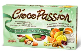 Confetto doppio cioccolato senza mandorla gusti e colori assortiti KG.1