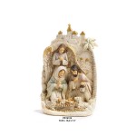 Sacra famiglia resina MIS.16X25CM