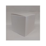 Scatola cartoncino astuccio fibra bianco CM 7x7 H 7