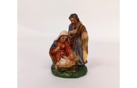 Mini natività in resina MIS.2,5 X H4,5CM