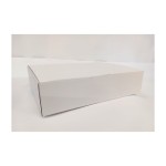 Scatola cartoncino  fibra bianco MIS.26X20 H 6CM