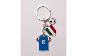 P/chiavi metallo sogg.calcio MIS. 3,2X3,4CM