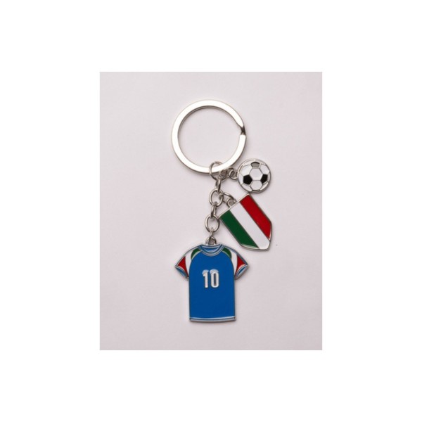 P/chiavi metallo sogg.calcio MIS. 3,2X3,4CM