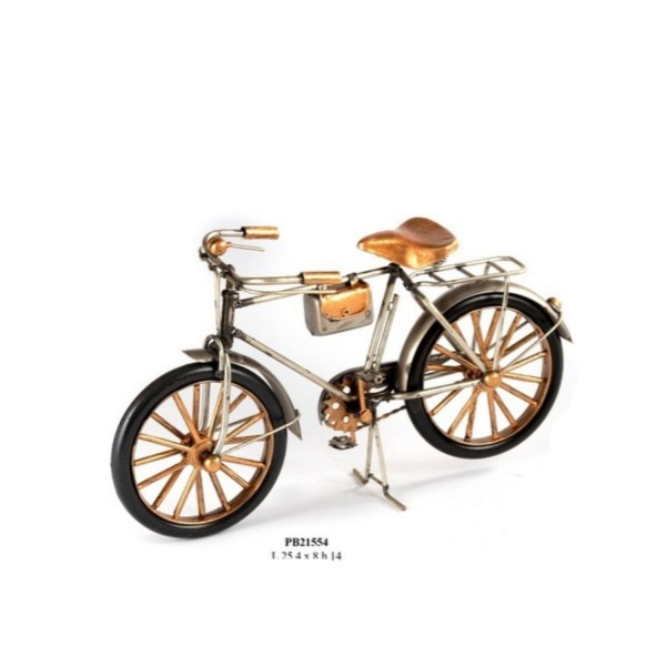 Bici uomo vintage metallo e resina MIS.26X H14CM