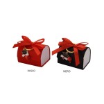 Scatola bauletto con p/chiavi laurea. MIS.7X5CM