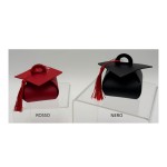 Scatolina similpelle Tocco Laurea.MIS 9X9 H6CM