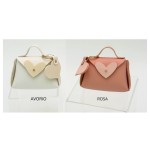 Scatolina similpelle forma borsetta con p/chiavi. MIS10X3 H9CM