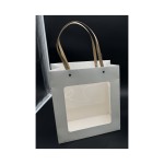 Borsa cartone e pvc MIS.25X14 H28CM
