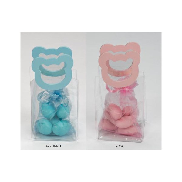 Borsetta pvc manico orsetto similpelle MIS.6X8 H6CM