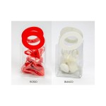 Borsetta pvc con manico similpelle ovale MIS.6X8 H6CM