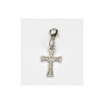 Charms croce con strass