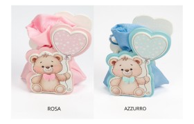 Scatolina con sacchetto decoro orso palloncino