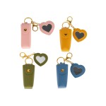 P/chiavi similpelle minibag con specchietto.ASS.4 CM8