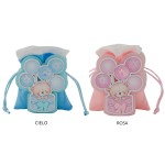Scatolina con sacchetto decoro orso palloncini  CM8