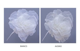 Rosa tessuto DIAM.60 H65CM