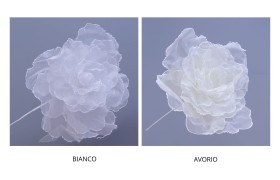 Rosa tessuto DIAM.50 H50CM
