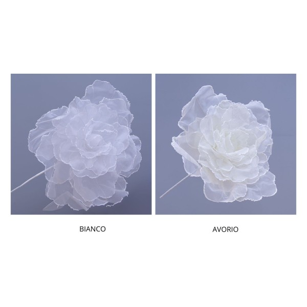 Rosa tessuto DIAM.50 H50CM
