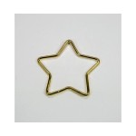 SET 12PZ Stella metallo oro DIAM. 7CM
