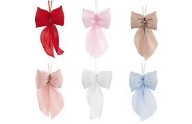 Fiocco chiffon da appendere MIS. 8 X H15 CM