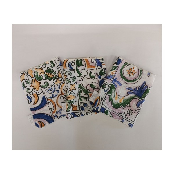 Sacchetto tessuto con stampa fantasia. CM 10x14 MADE IN ITALY