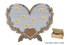 Guest book con box 100PZ MIS.39X H.32CM