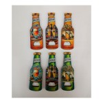 Apribottiglia forma bottiglia birra ASS.6 MIS.5X15CM