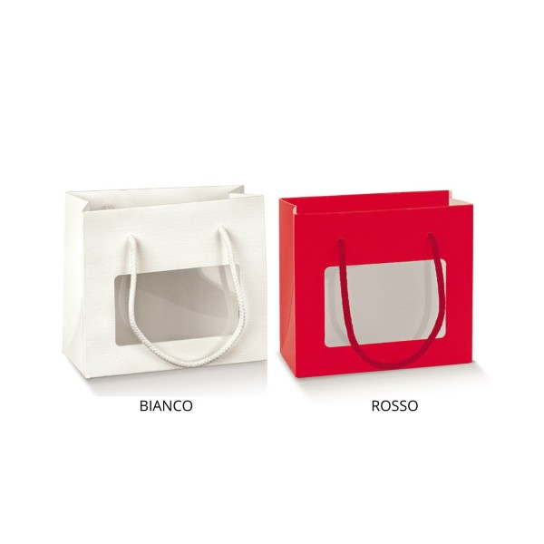 Shop con finestra e manico corda MIS 19,5X9,5 H 17CM
