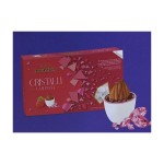Cioccomandorla con cristalli di zucchero al LAMPONE cioccolato bianco e strato zucchero.KG1