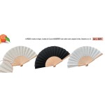 Ventaglio in PIZZO con manico legno assortiti come in foto.DIAM.42CM