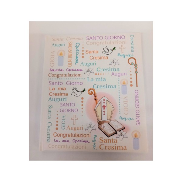 Album da 20 pagine. CM 23x27. Scatola regalo con manico