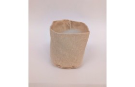 Saccotto mignon in tessuto con base. Base Diam 6 H 7 MADE IN ITALY