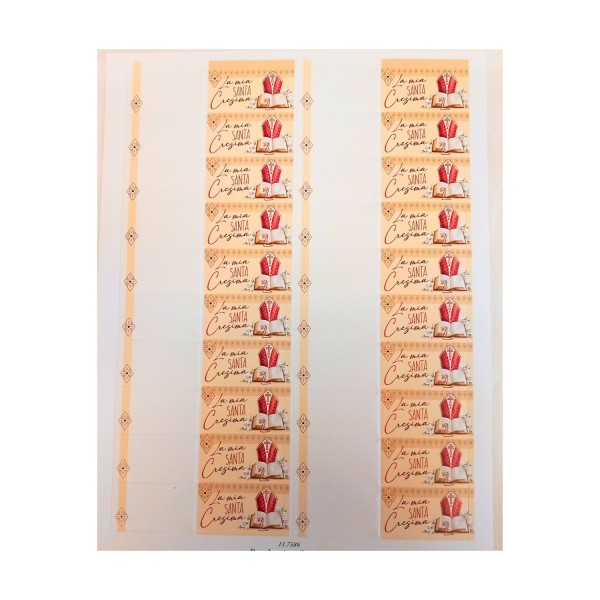SET 100PZ bigliettini per bomboniere Cresima.
