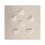 SET12PZ Gessetto cuore con bordo lavorato.MIS.2X2CM