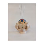 Pumo profumatore ceramica crema. CM 9
