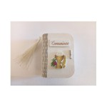 Scatolina libro legno con decoro Comunione.CM6X8CM