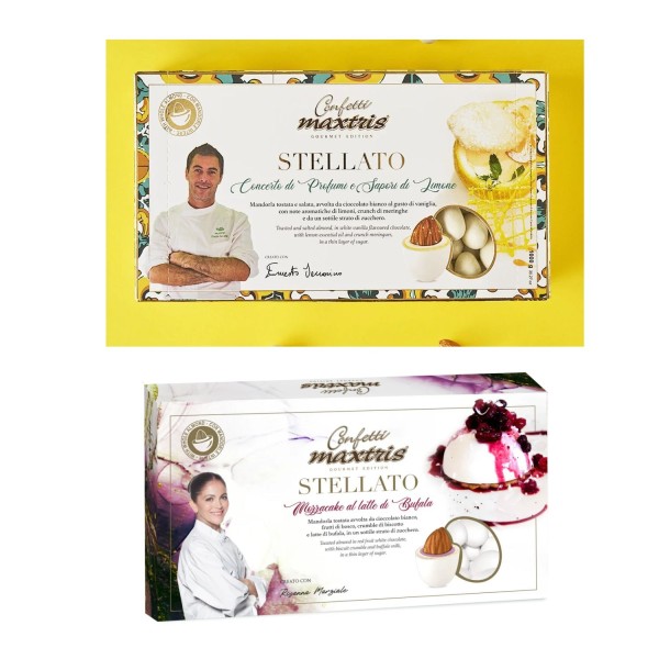 Mandorla tostata avvolta da cioccolato bianco,gusti assortiti.KG1