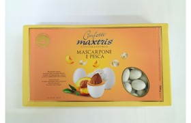 Confetti cioccomandorla, gusto mascarpone e pesca KG 1