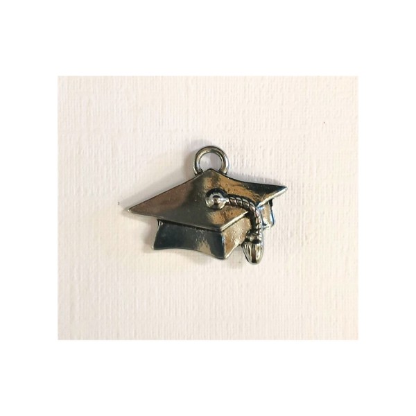 Ciondolo in zama laurea.MIS.3X1,5CM