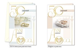 Biglietti auguri ANNIVERSARIO ASS.2 MIS.12X17CM
