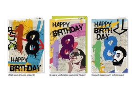 Biglietti auguri 18° ASS.3 MIS.12X17CM