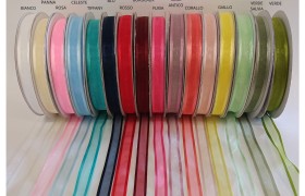 Nastro organza bordato.MM12 MT50