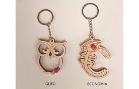 P/chiavi legno con coccinella.CM.5