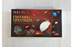Lenti di cioccolato fondente colorate. KG 1