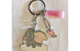 Portachiavi metallo smaltato con Dumbo CM 5