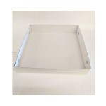 Vassoio cartoncino rettangolare bianco MIS.46X62 H12CM