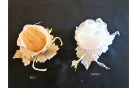 Rosa segnaposto portaconfetti Diam. 6