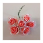 MAZZO 6PZ. Rosa tessuto .CM4