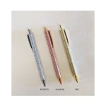 Penna a sfera con corpo glitterato. CM 14